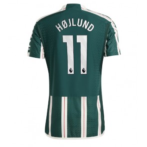 Manchester United Rasmus Hojlund #11 Koszulka Wyjazdowych 2023-24 Krótki Rękaw